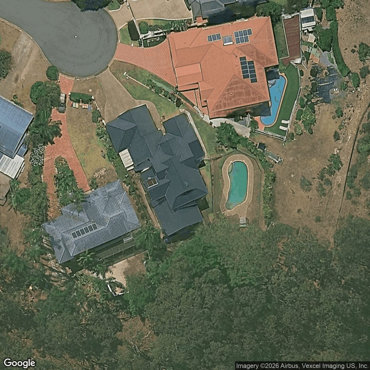 Aerial view of 55 Woolmere Street, Carrara QLD 4211
