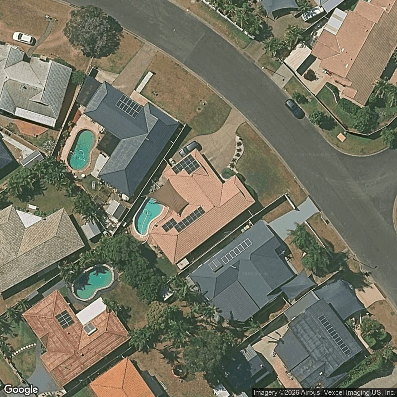 Aerial view of 11 Hastings Crescent, Carrara QLD 4211