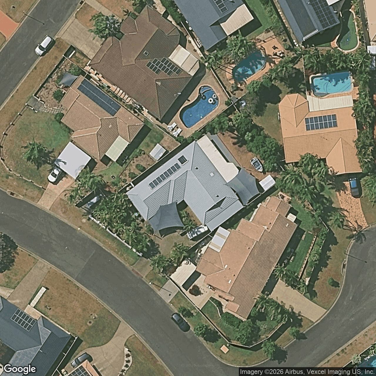 Aerial view of 20 Hastings Crescent, Carrara QLD 4211