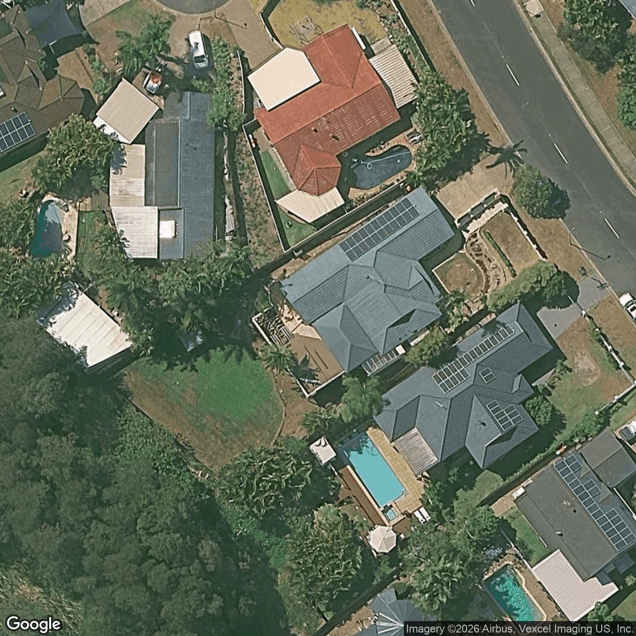 Aerial view of 111 Hickey Way, Carrara QLD 4211