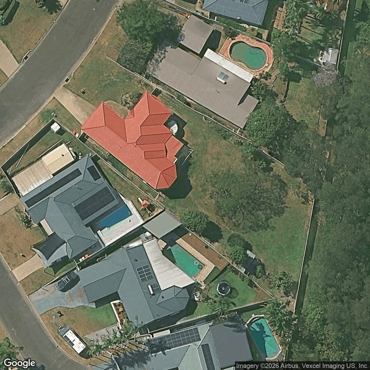Aerial view of 50 Hastings Crescent, Carrara QLD 4211