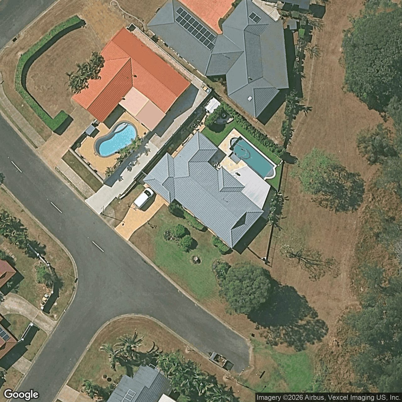 Aerial view of 104 Hickey Way, Carrara QLD 4211