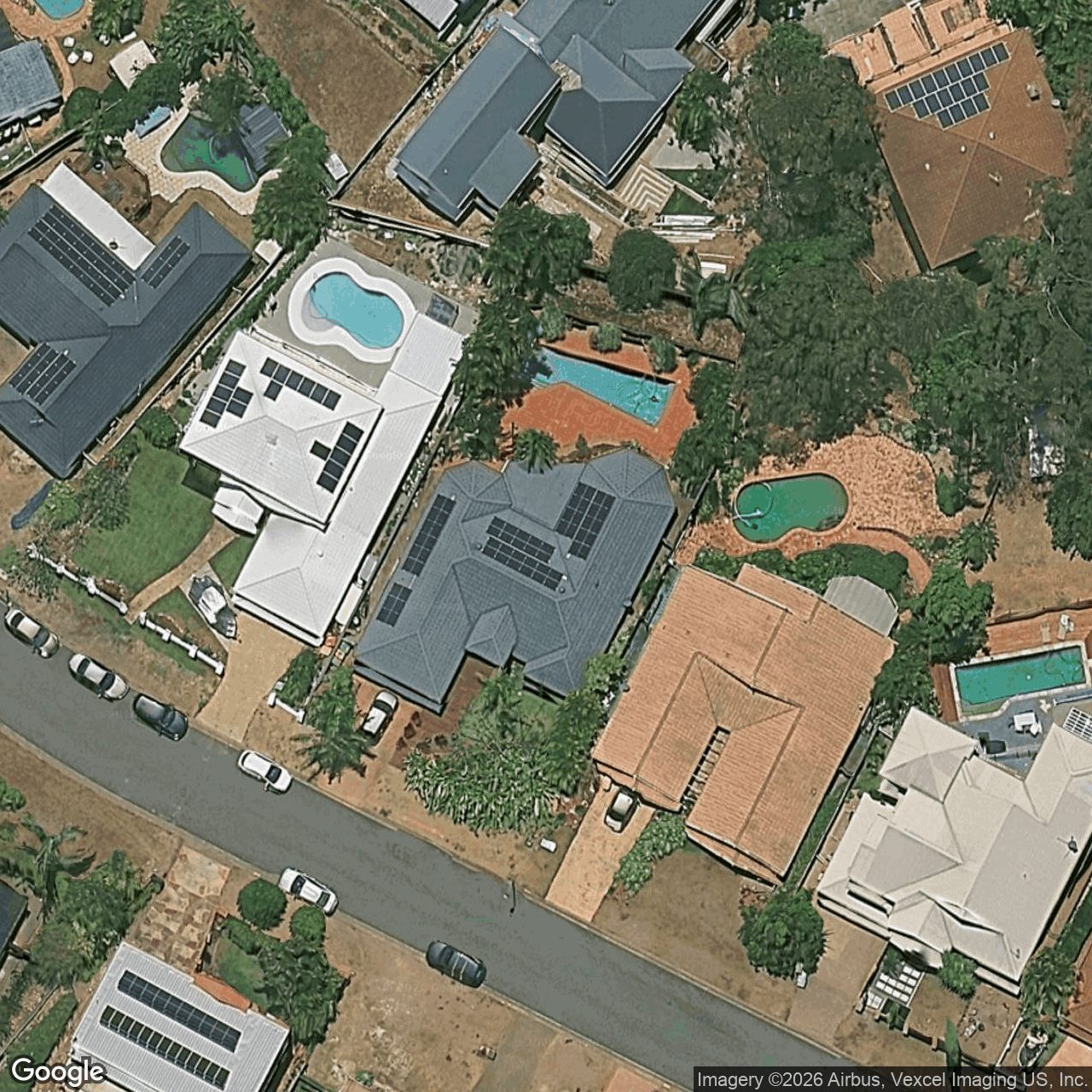 Aerial view of 34 Woolmere Street, Carrara QLD 4211