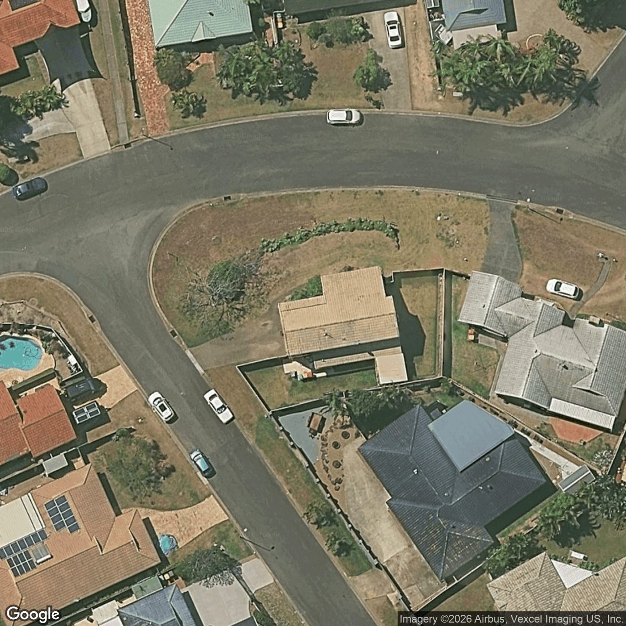 Aerial view of 2 Conadilly Court, Carrara QLD 4211