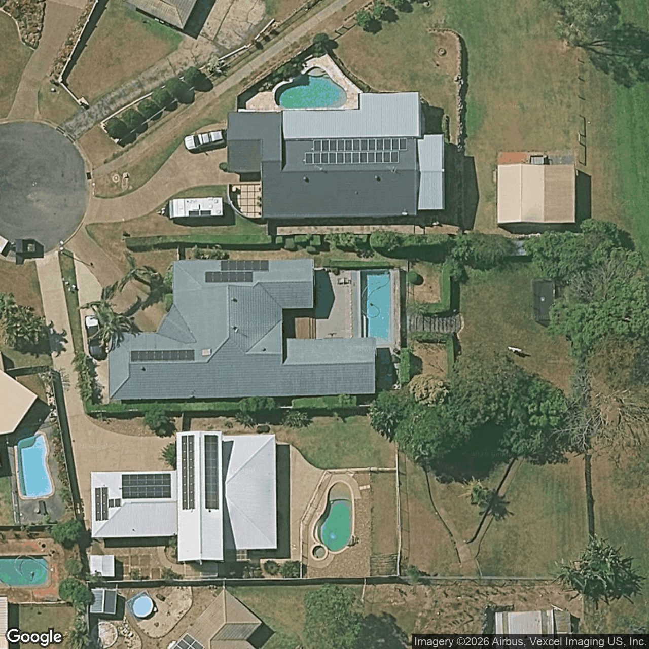 Aerial view of 13 Elsemore Court, Carrara QLD 4211