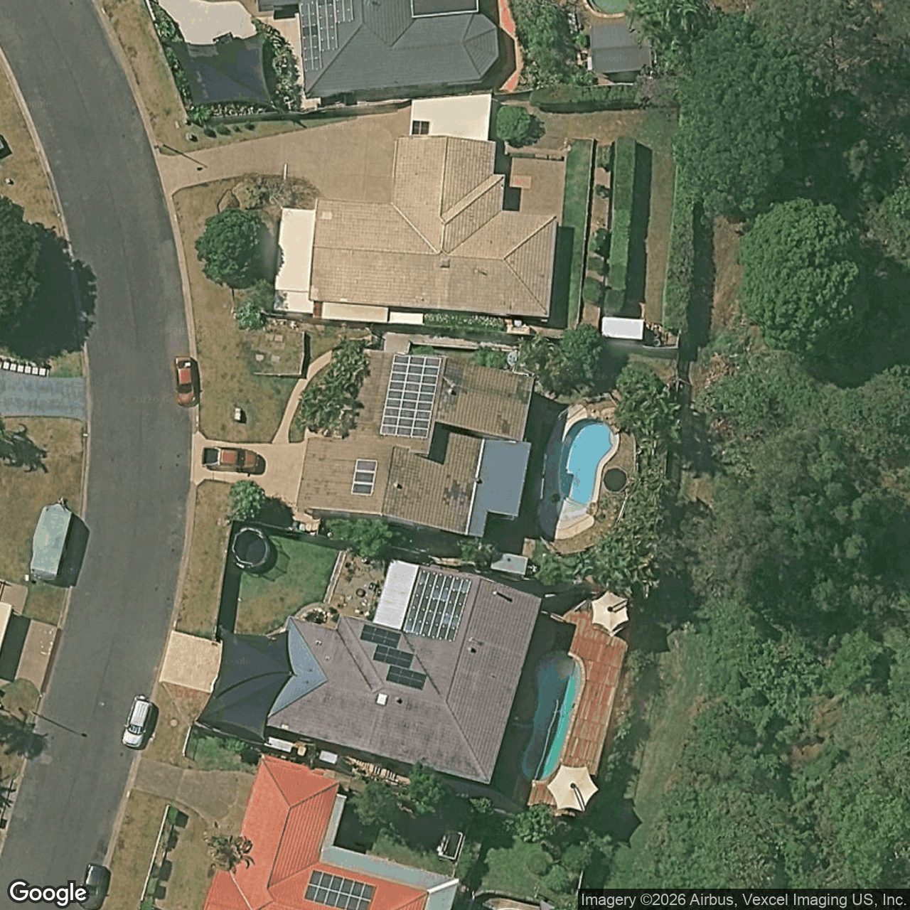 Aerial view of 38 Hastings Crescent, Carrara QLD 4211