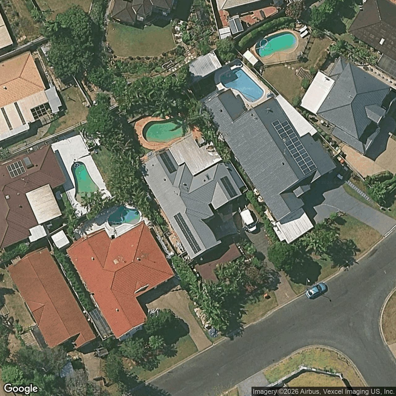 Aerial view of 39 Hastings Crescent, Carrara QLD 4211