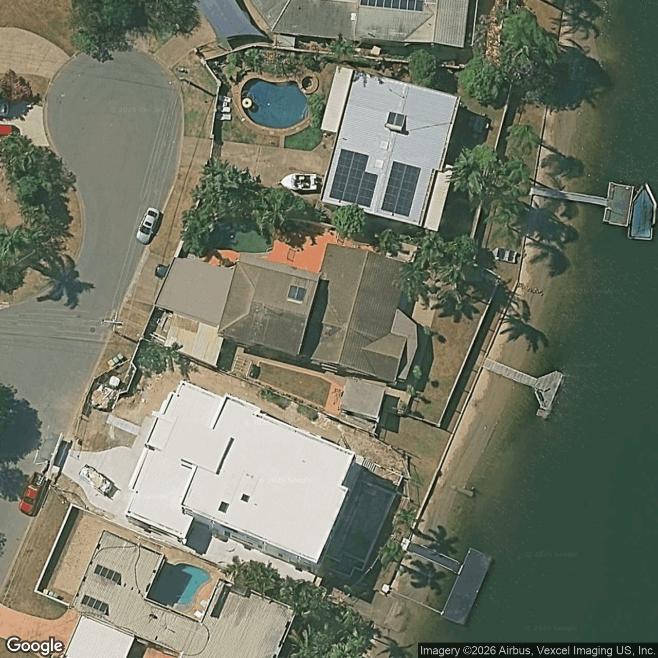 Aerial view of 20 Sacha Place, Carrara QLD 4211
