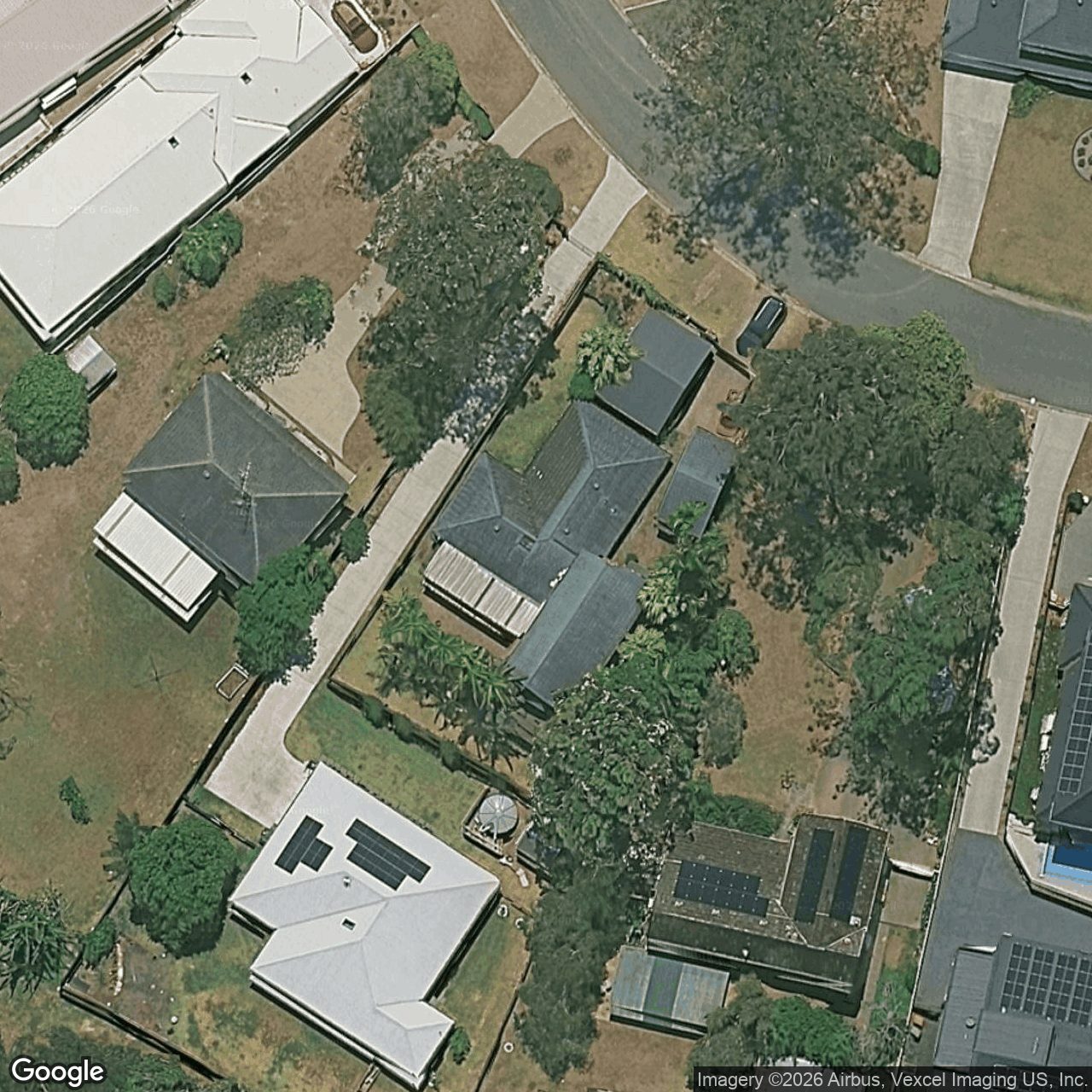 Aerial view of 176 Alison Road, Carrara QLD 4211
