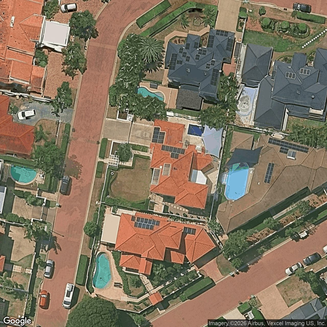 Aerial view of 44 Meadowview Drive, Carrara QLD 4211