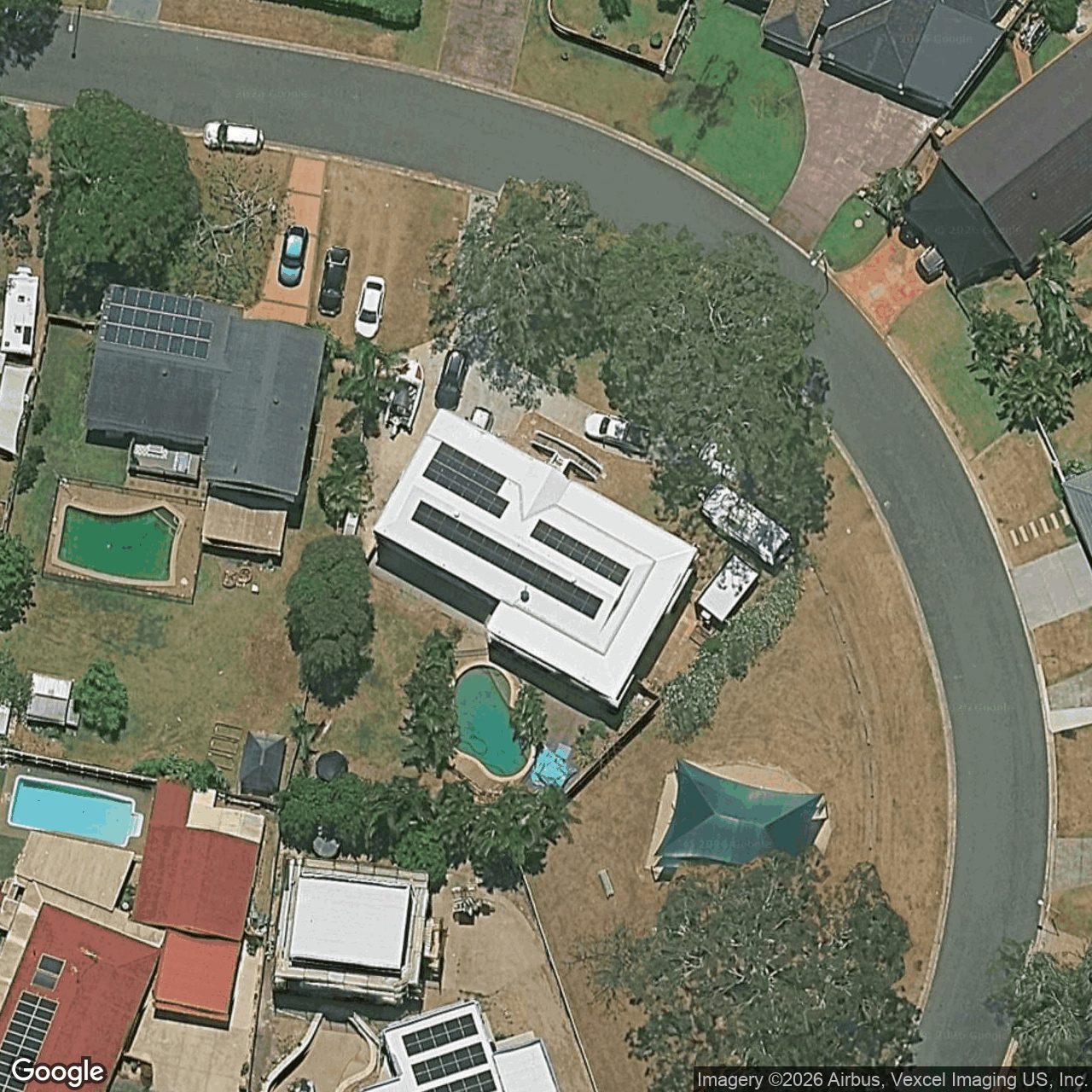 Aerial view of 129 Alison Road, Carrara QLD 4211