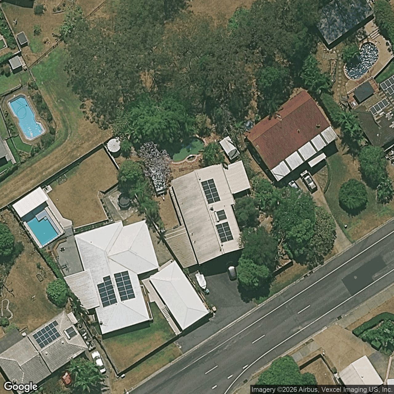 Aerial view of 56 Alison Road, Carrara QLD 4211