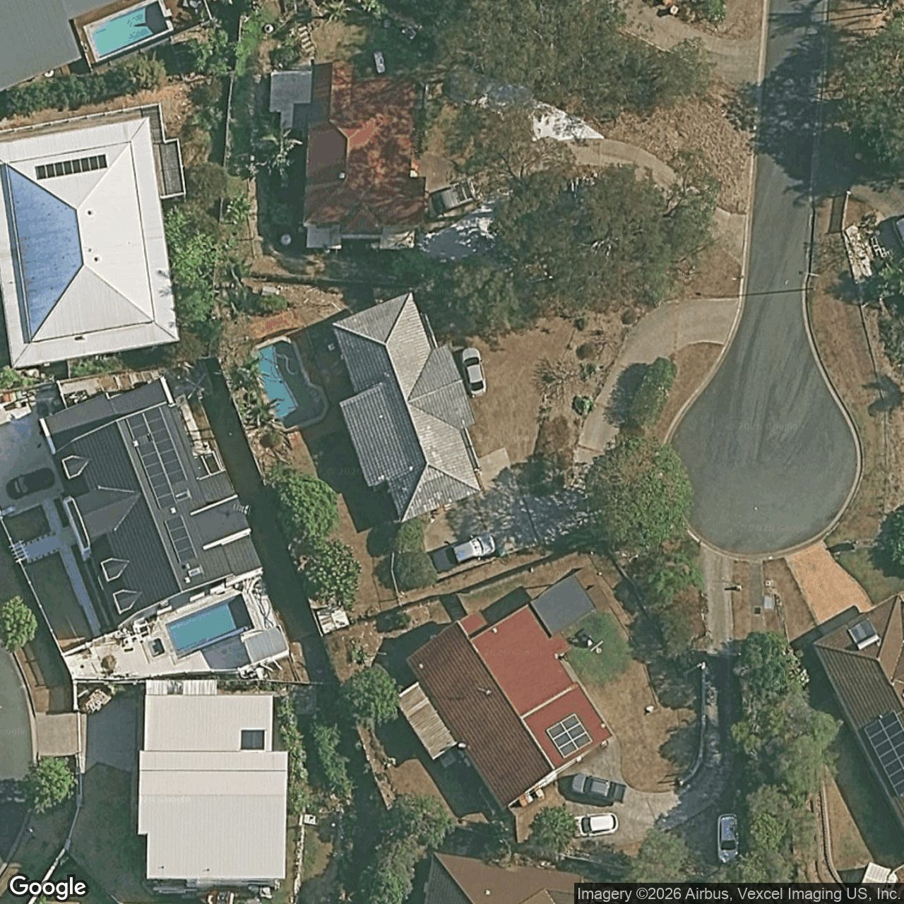 Aerial view of 4 Paddington Drive, Carrara QLD 4211