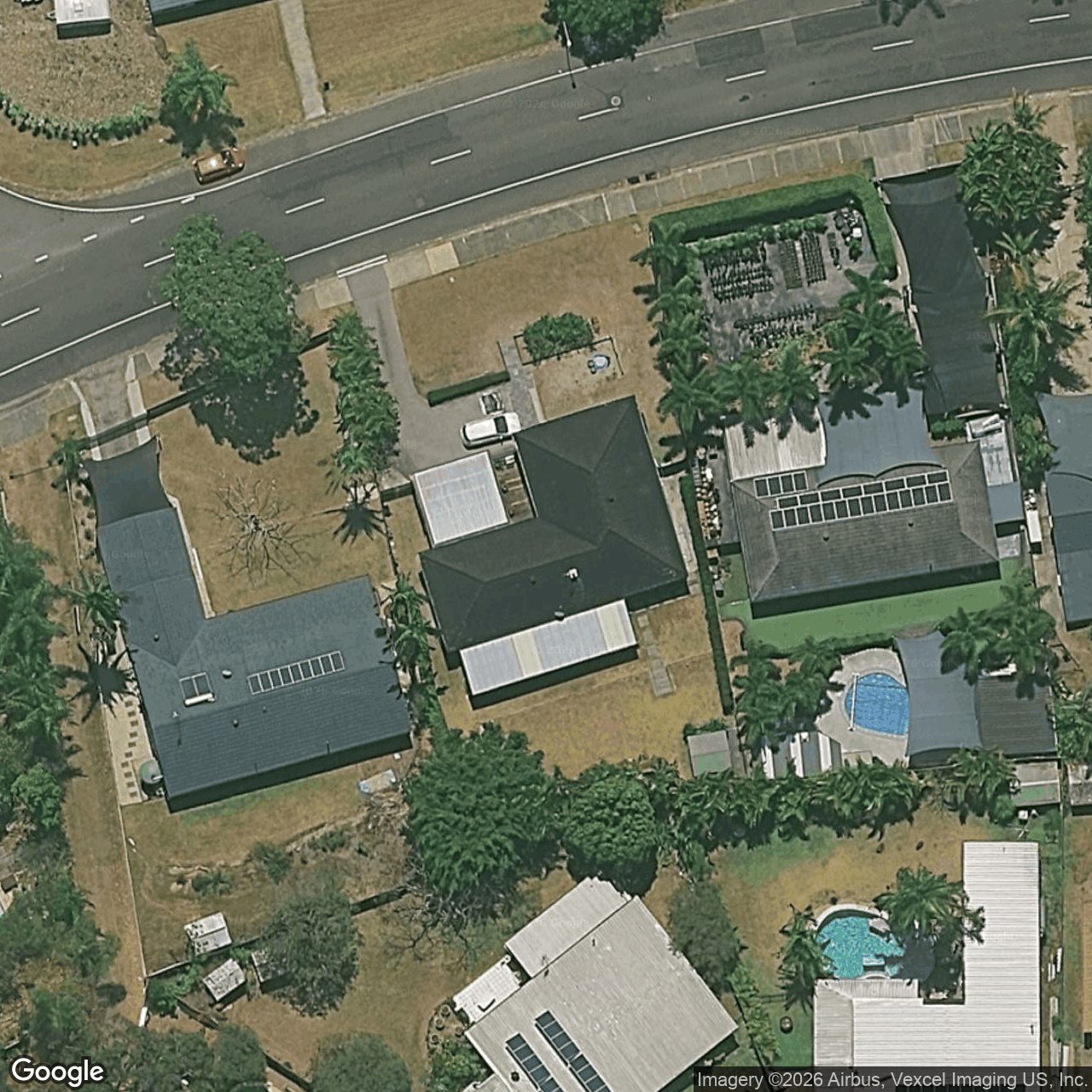 Aerial view of 67 Alison Road, Carrara QLD 4211