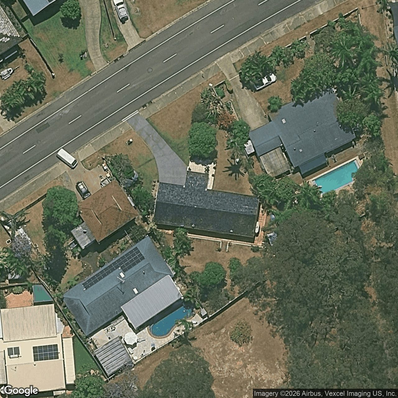 Aerial view of 61 Alison Road, Carrara QLD 4211