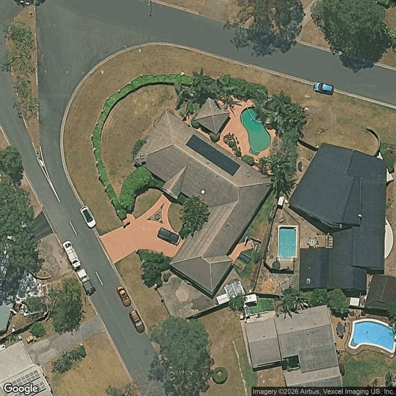 Aerial view of 109 Alison Road, Carrara QLD 4211