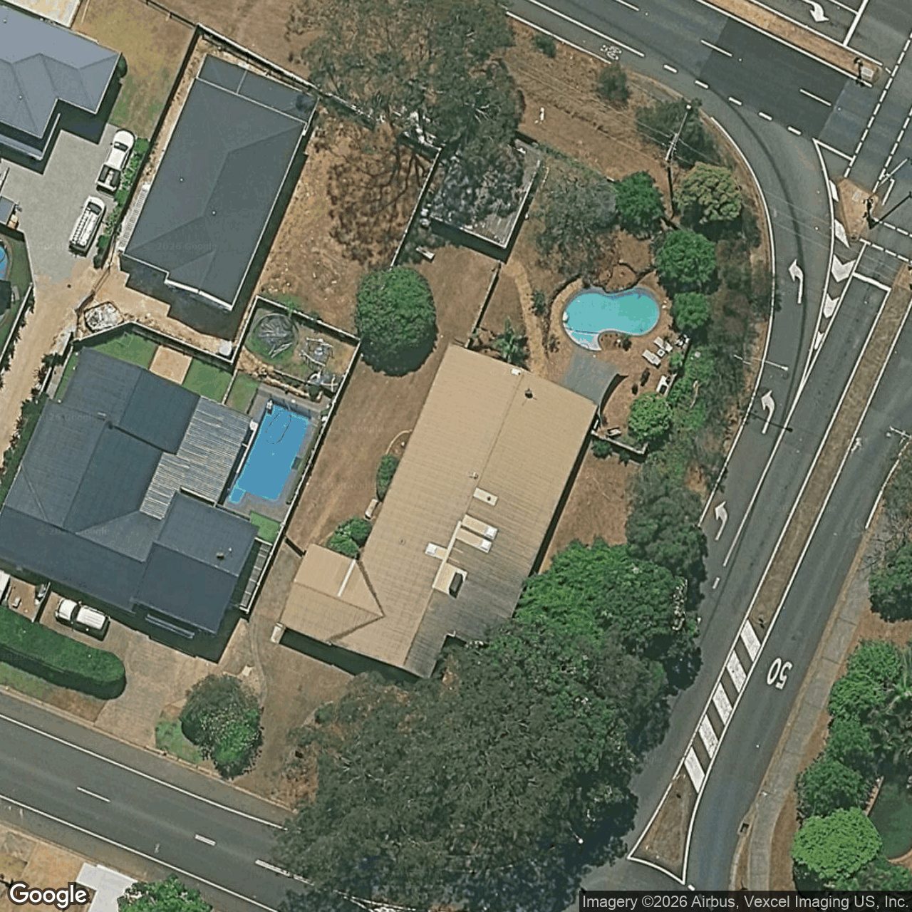 Aerial view of 102 Alison Road, Carrara QLD 4211