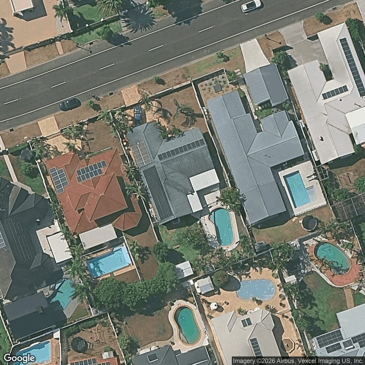 Aerial view of 148 Santa Cruz Boulevard, Clear Island Waters QLD 4226