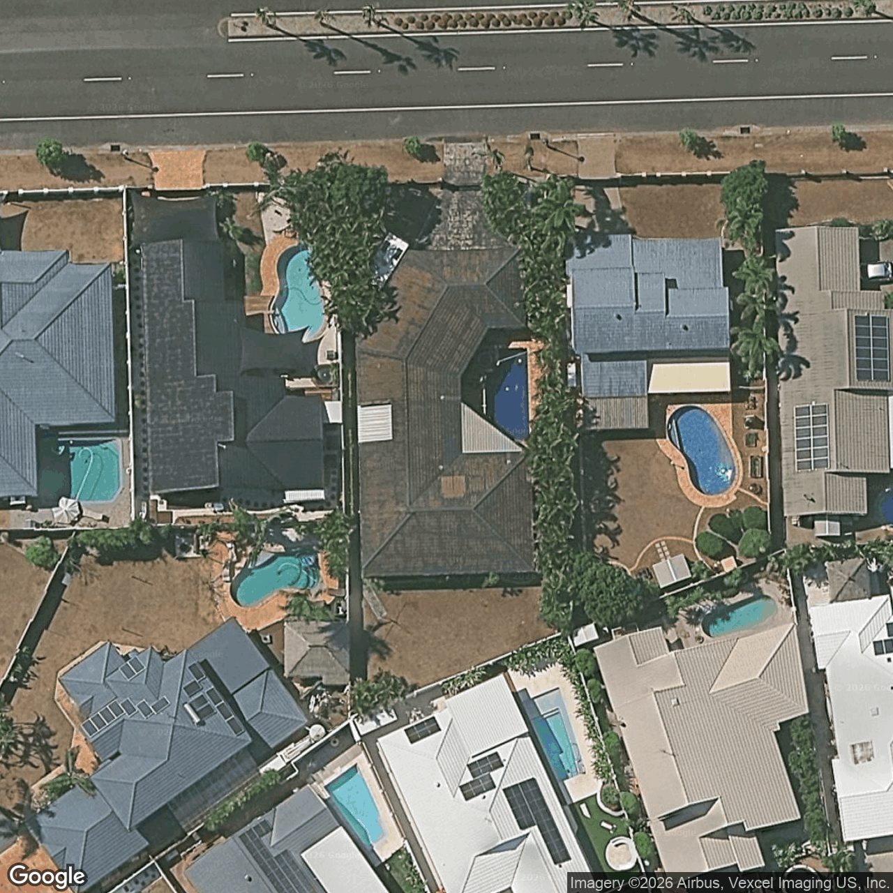 Aerial view of 36 Santa Cruz Boulevard, Clear Island Waters QLD 4226