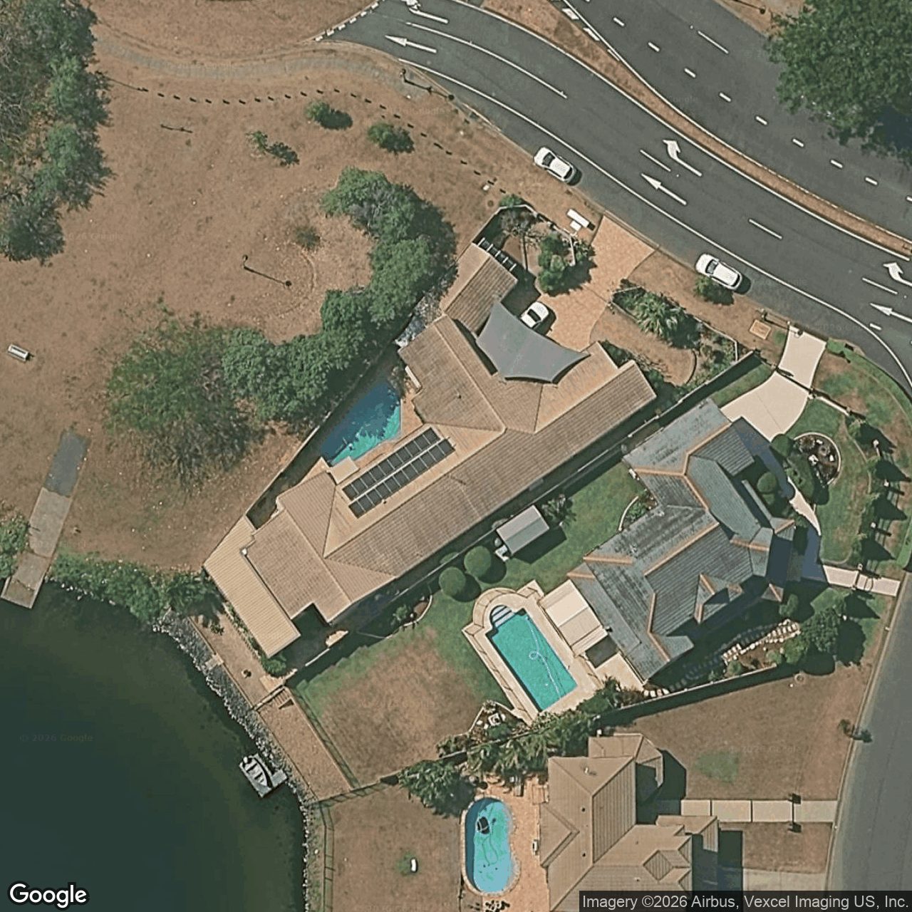 Aerial view of 50 Santa Cruz Boulevard, Clear Island Waters QLD 4226