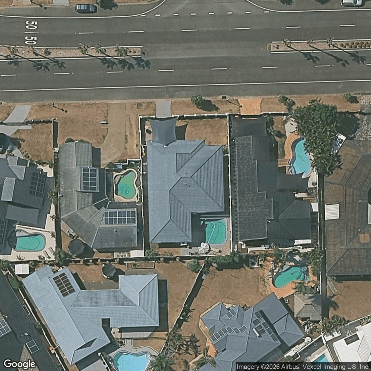 Aerial view of 40 Santa Cruz Boulevard, Clear Island Waters QLD 4226