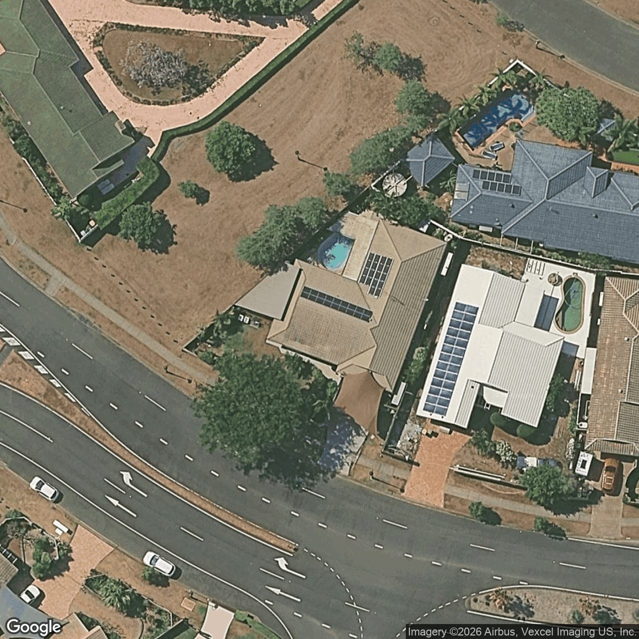 Aerial view of 45 Santa Cruz Boulevard, Clear Island Waters QLD 4226