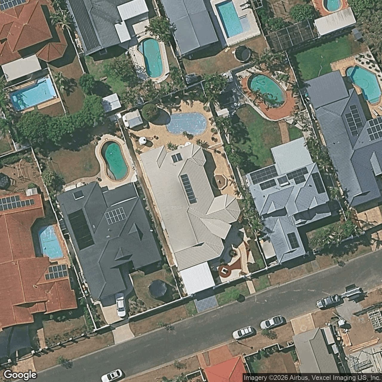 Aerial view of 21 Santabelle Crescent, Clear Island Waters QLD 4226