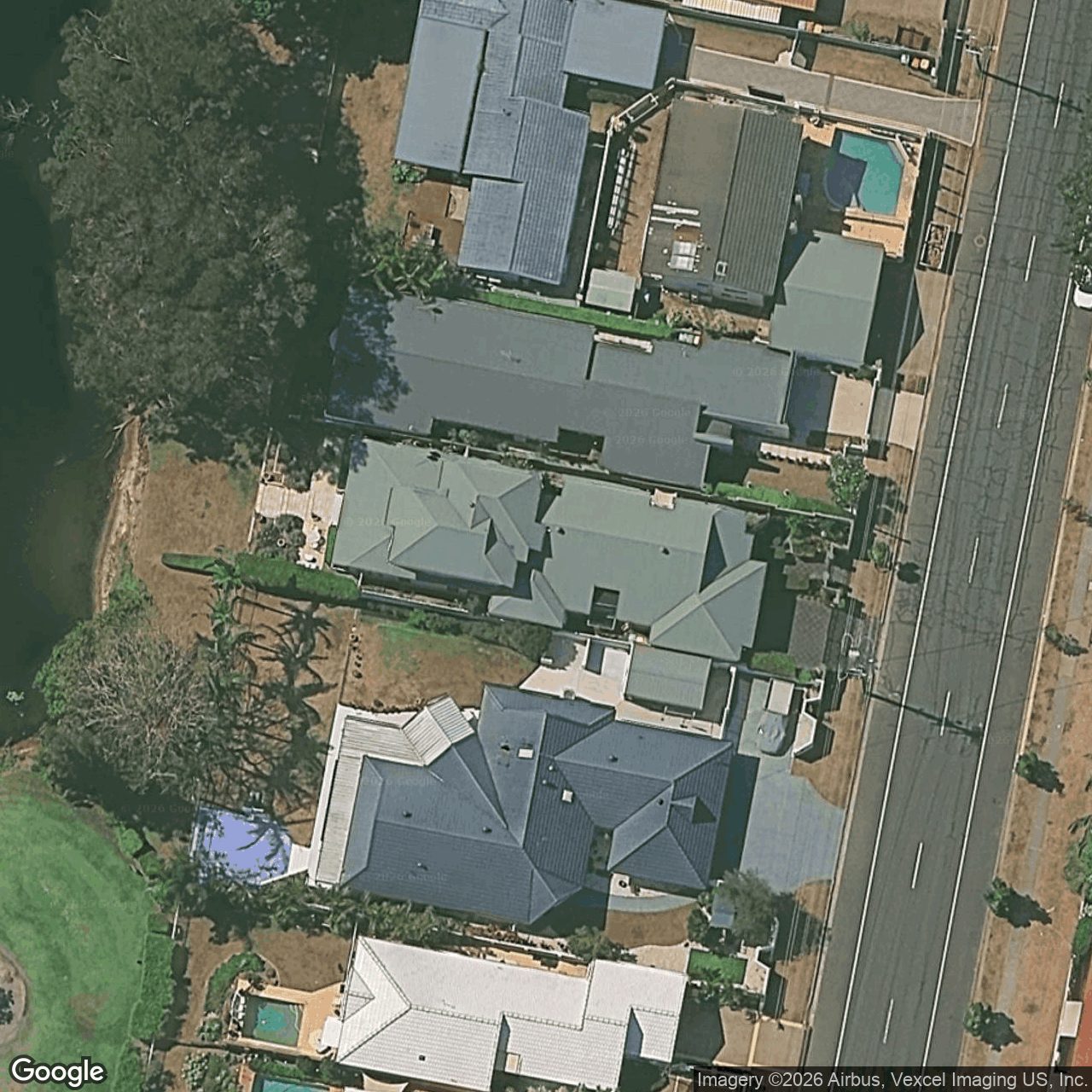 Aerial view of 53A Fairway Drive, Clear Island Waters QLD 4226