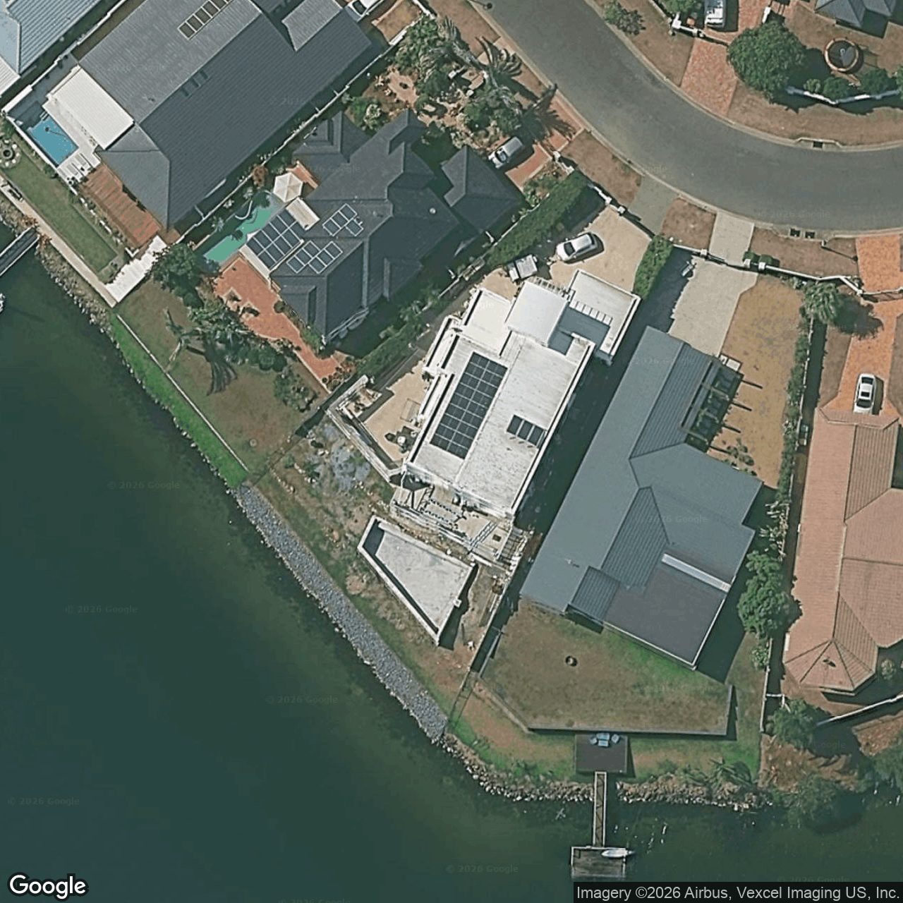Aerial view of 40 Santabelle Crescent, Clear Island Waters QLD 4226