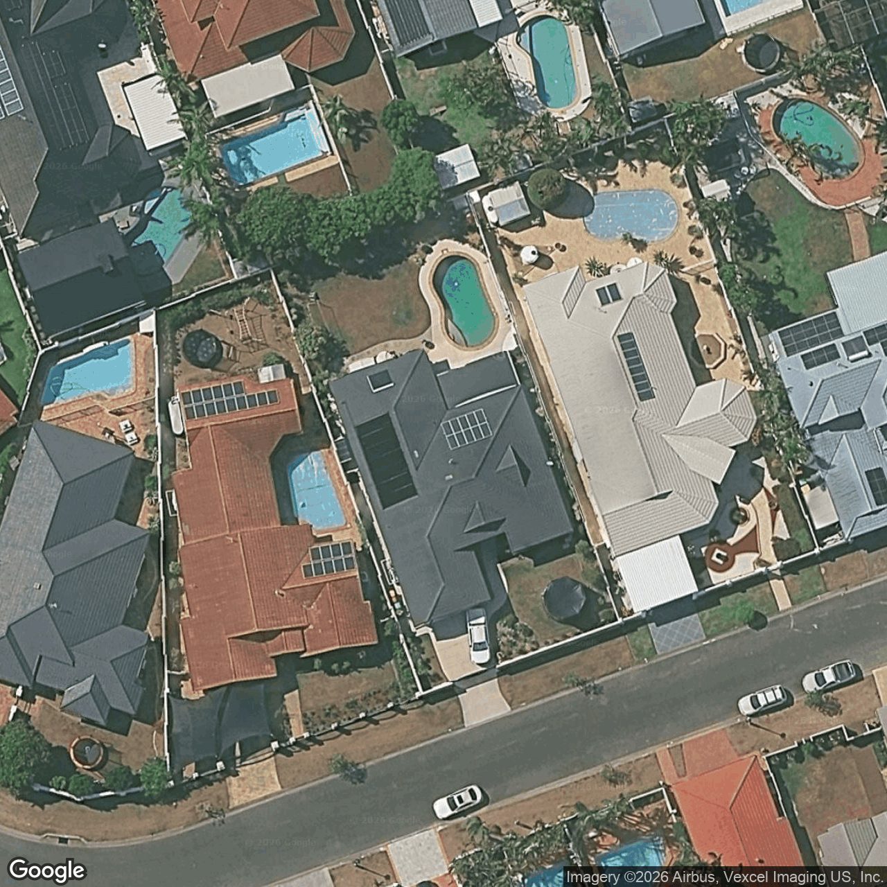 Aerial view of 23 Santabelle Crescent, Clear Island Waters QLD 4226