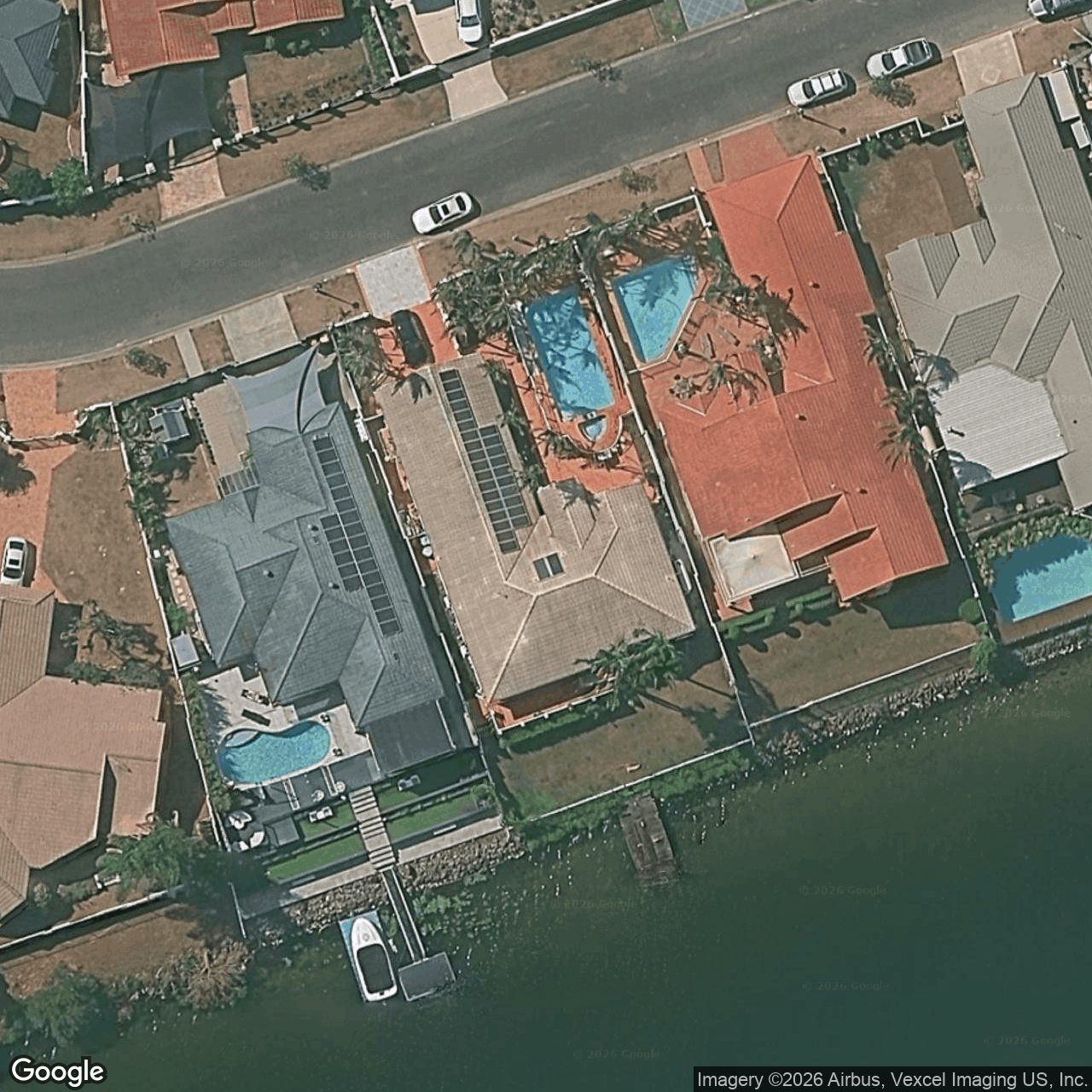 Aerial view of 32 Santabelle Crescent, Clear Island Waters QLD 4226