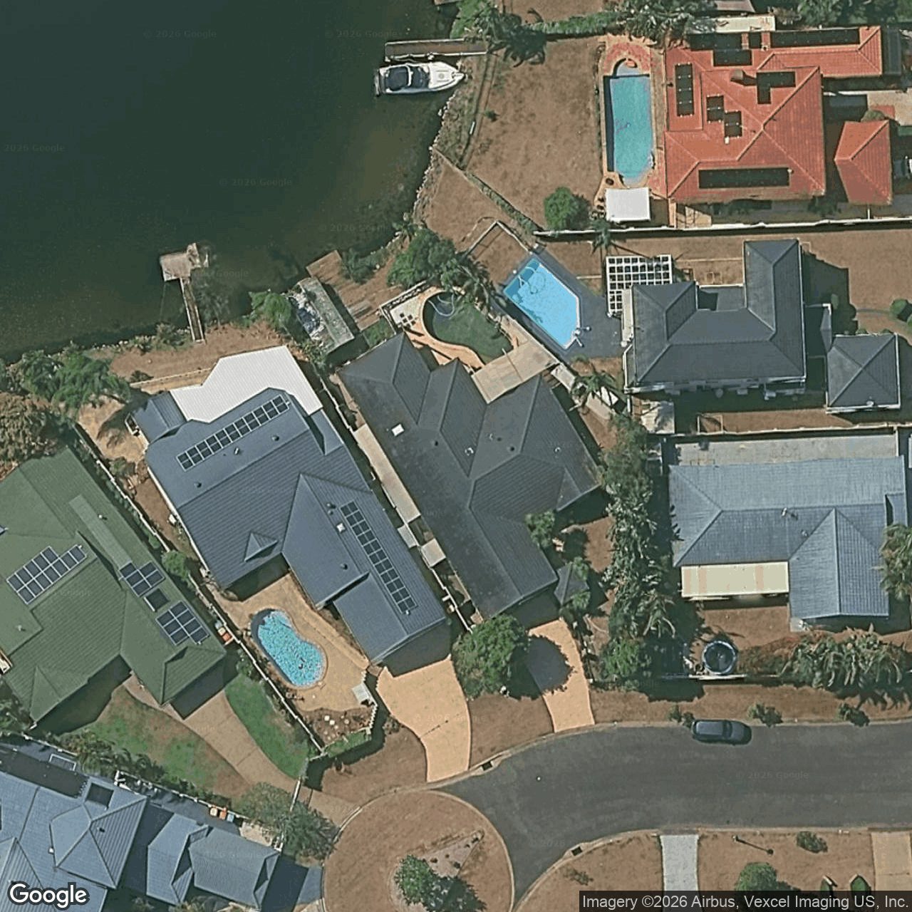 Aerial view of 8 Cayman Drive, Clear Island Waters QLD 4226