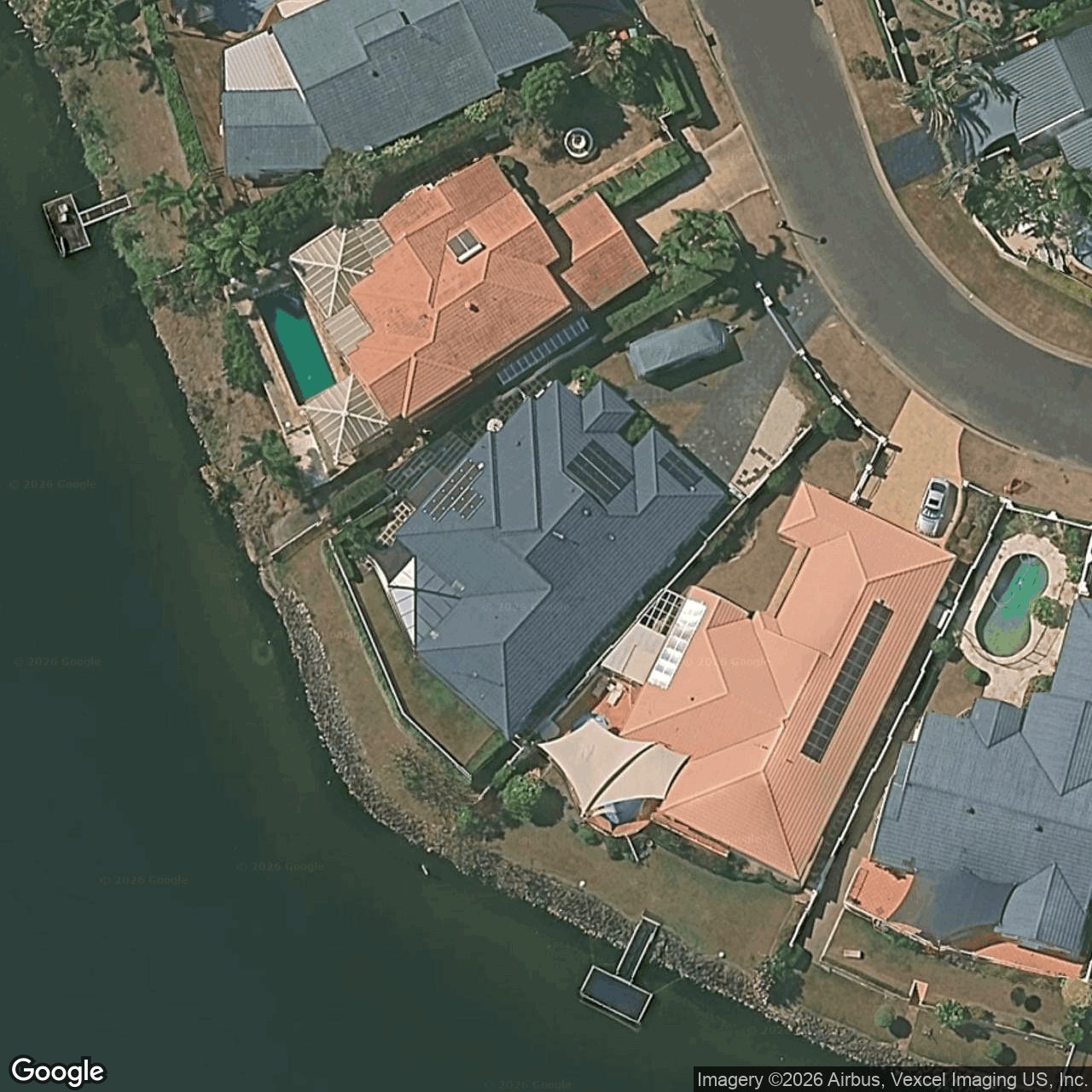 Aerial view of 47 Cayman Drive, Clear Island Waters QLD 4226