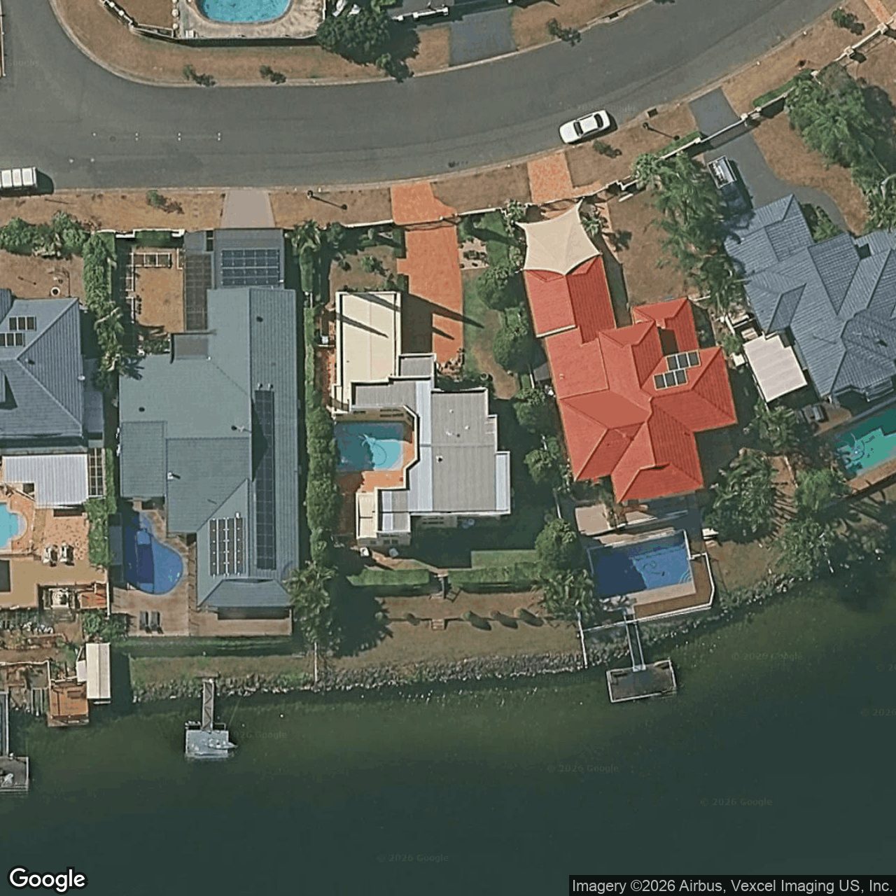 Aerial view of 15 Cayman Drive, Clear Island Waters QLD 4226