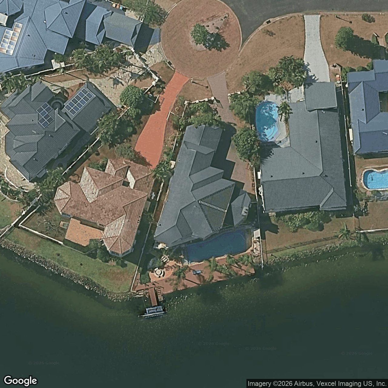 Aerial view of 5 Cayman Drive, Clear Island Waters QLD 4226