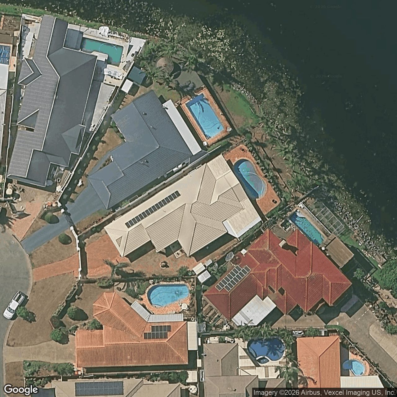 Aerial view of 5 Montserrat Court, Clear Island Waters QLD 4226