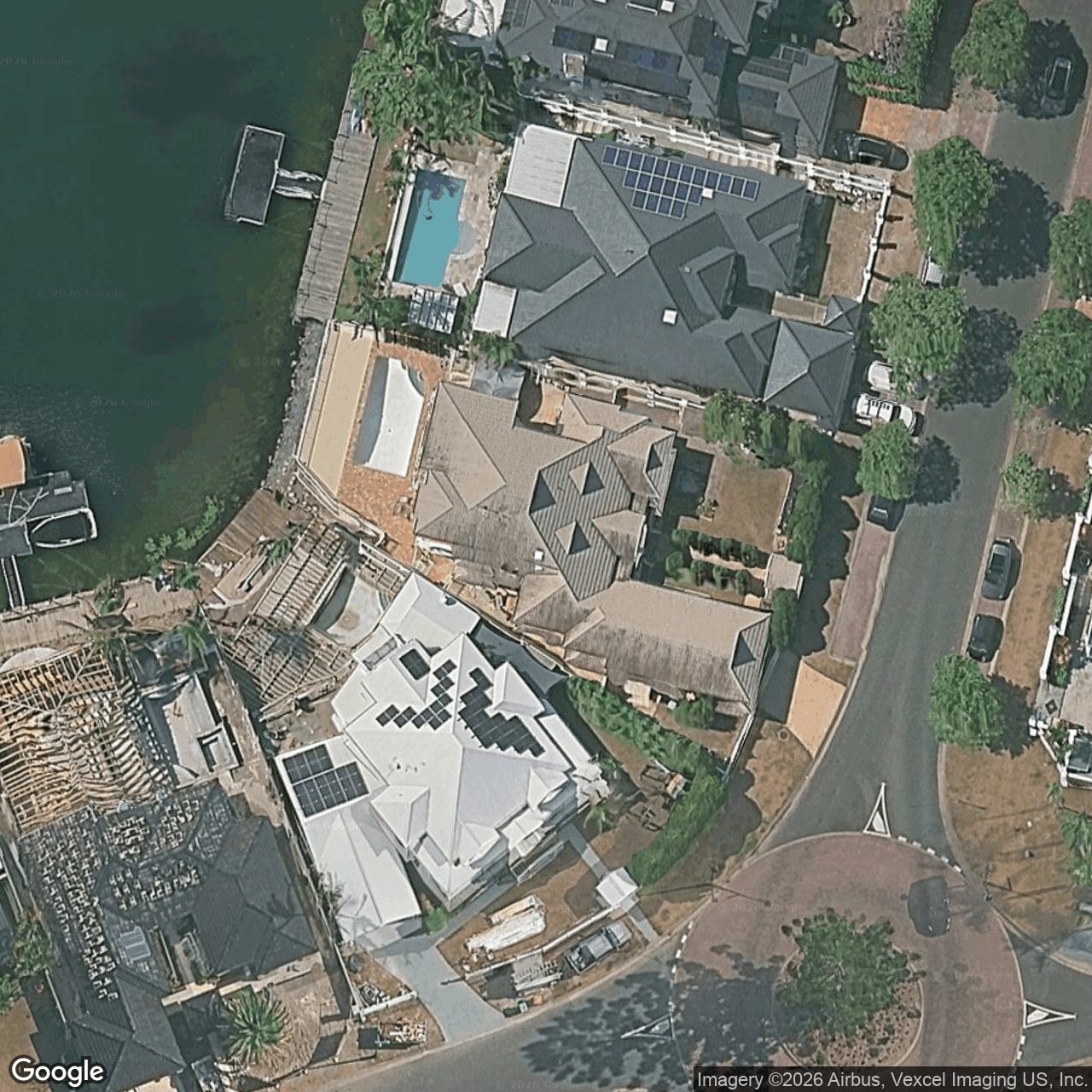 Aerial view of 44 Clipper Boulevard, Clear Island Waters QLD 4226