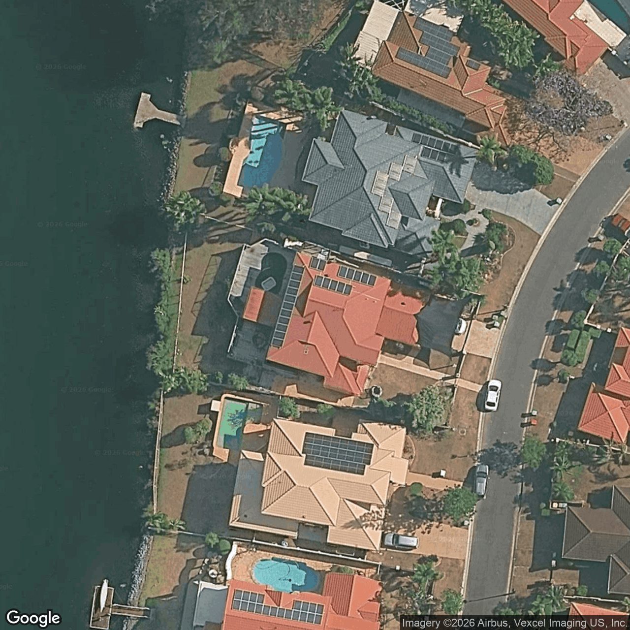 Aerial view of 58 Martingale Circuit, Clear Island Waters QLD 4226