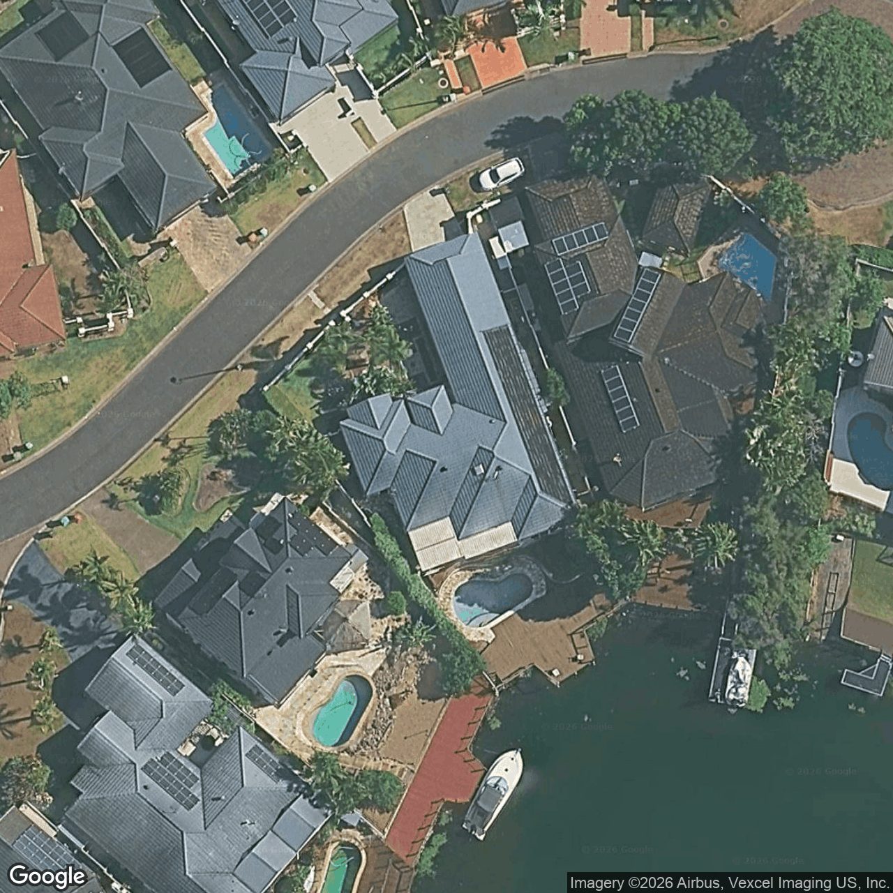Aerial view of 20 Martingale Circuit, Clear Island Waters QLD 4226