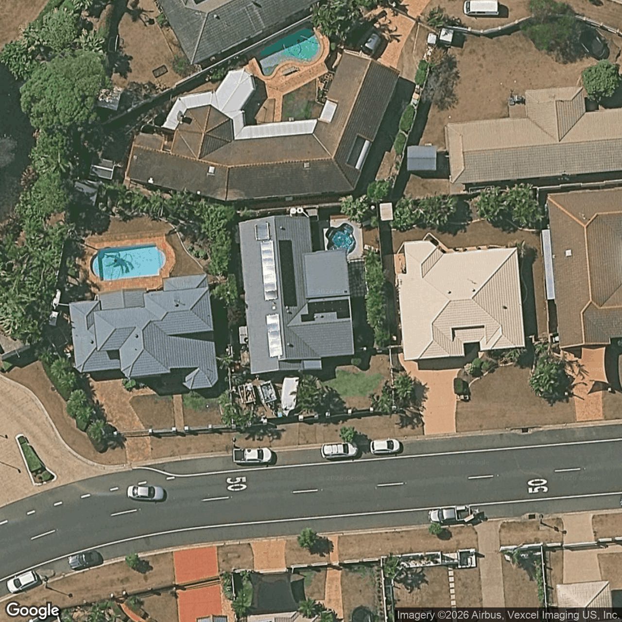 Aerial view of 119 Santa Cruz Boulevard, Clear Island Waters QLD 4226