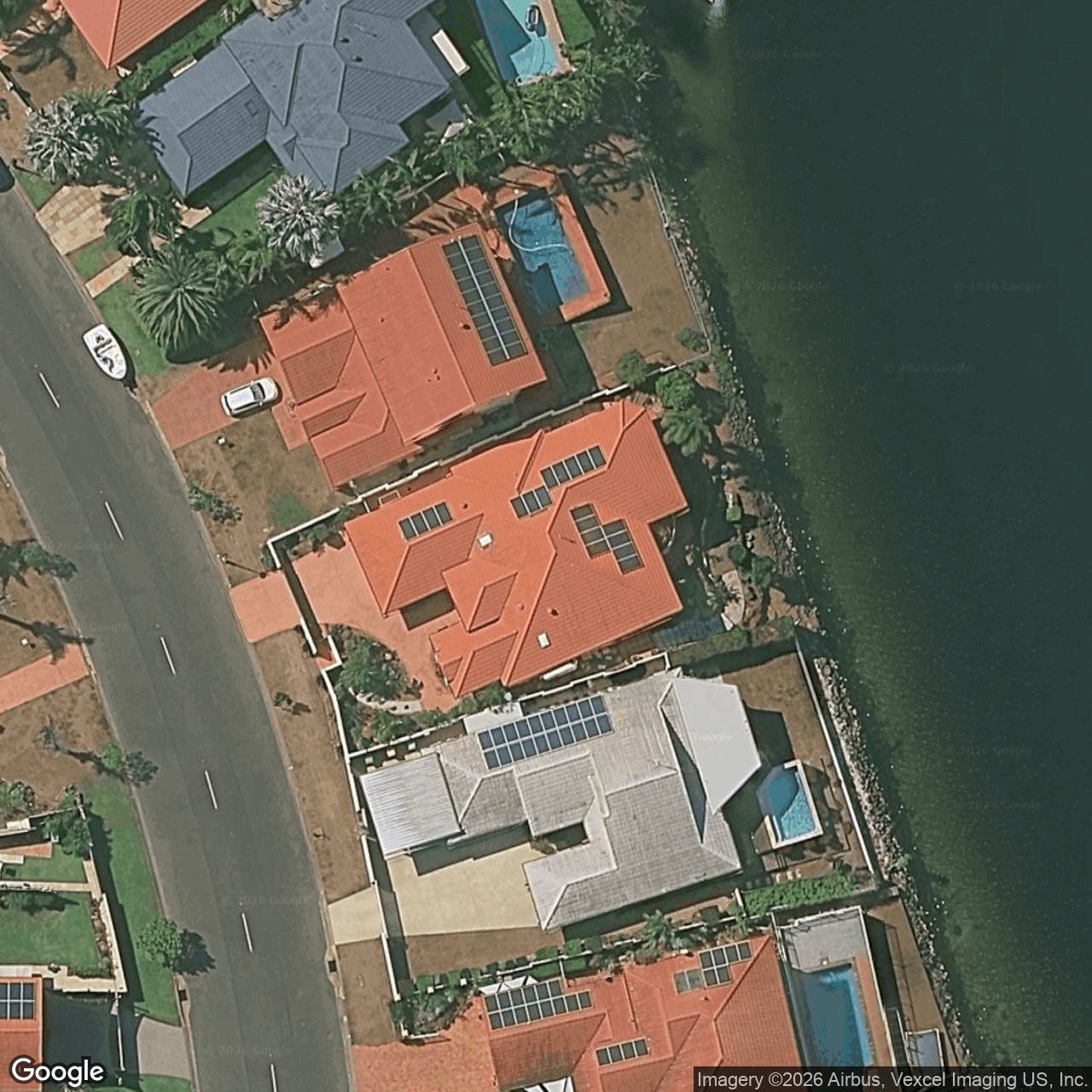 Aerial view of 22 Martinique Way, Clear Island Waters QLD 4226