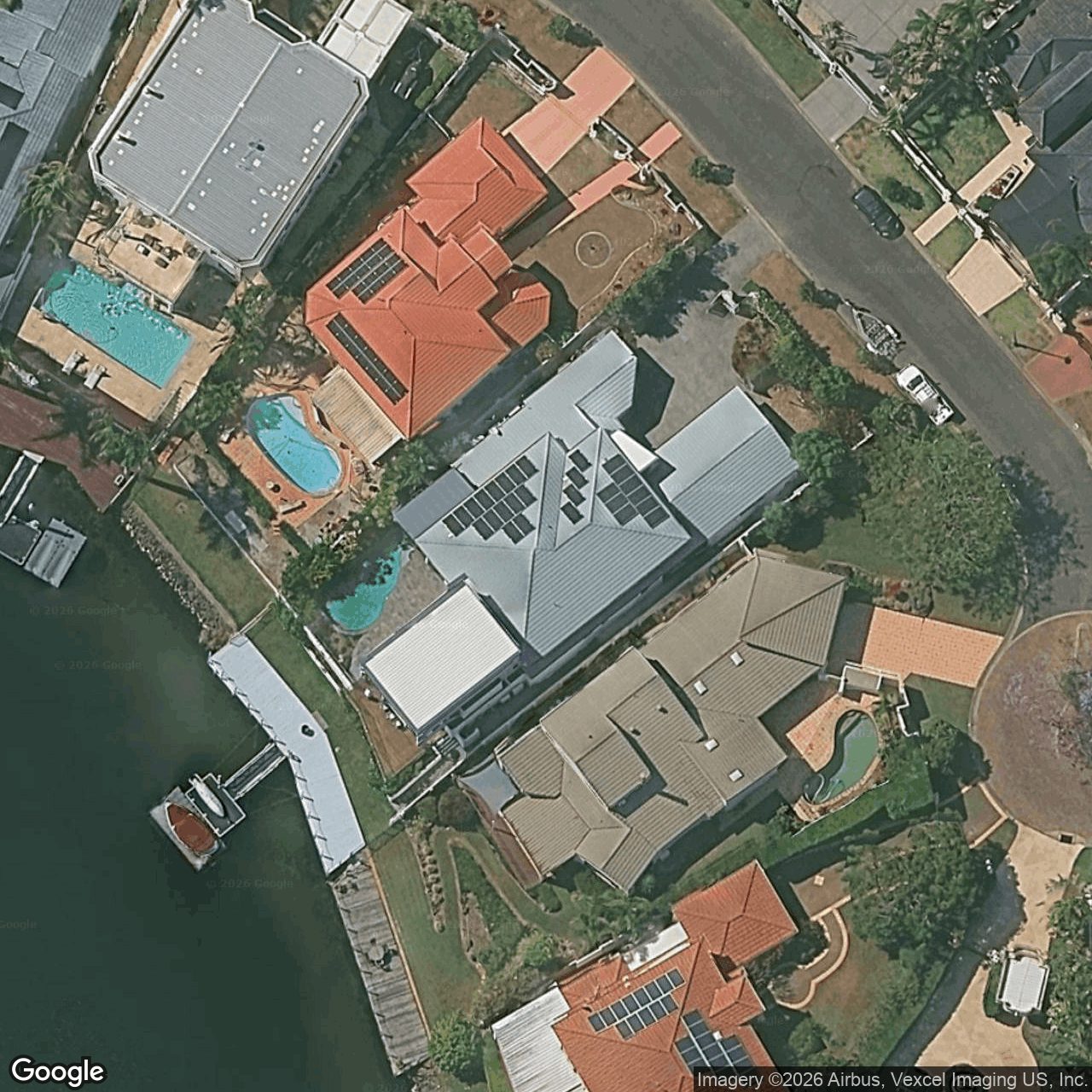 Aerial view of 31 San Simeon Drive, Clear Island Waters QLD 4226