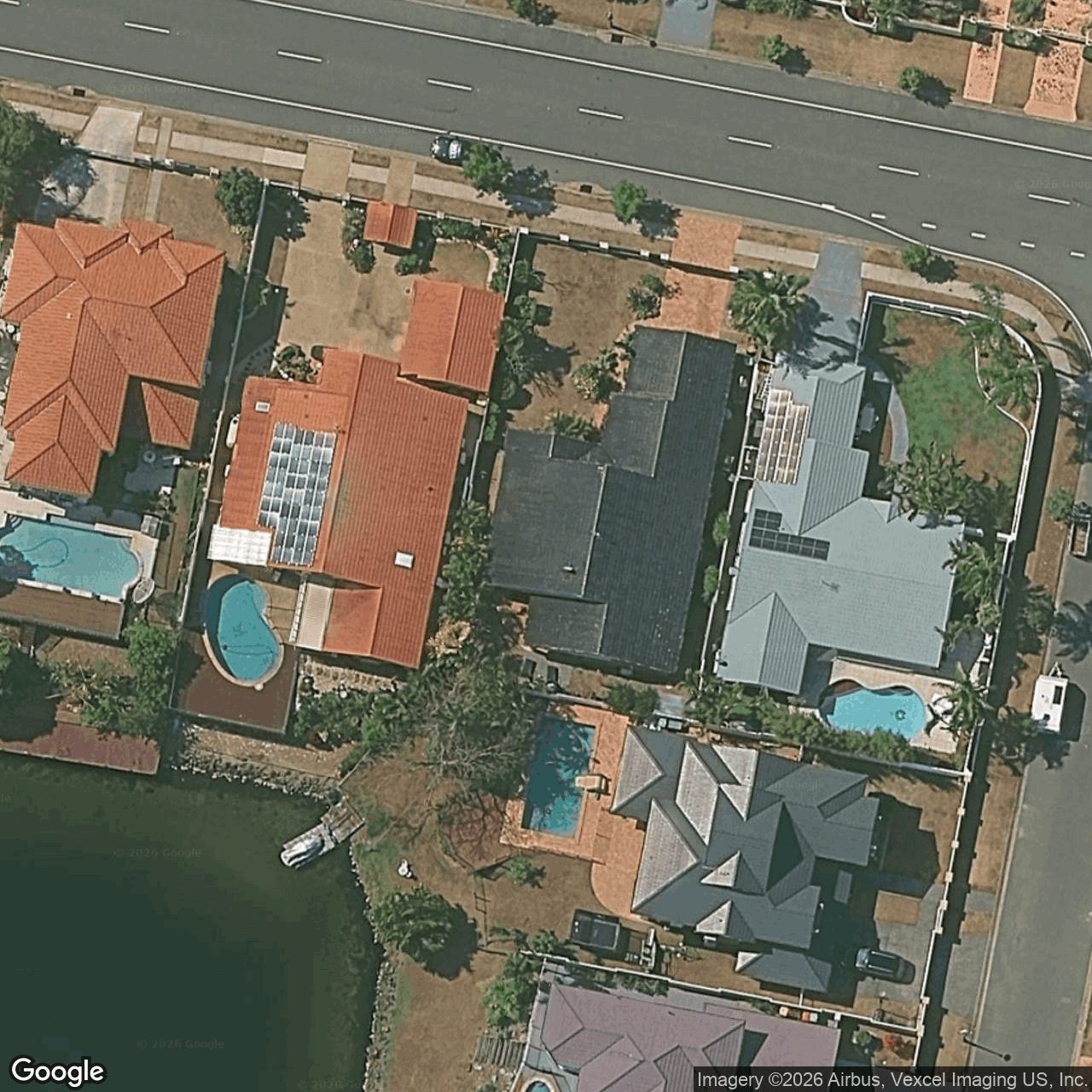 Aerial view of 86 Santa Cruz Boulevard, Clear Island Waters QLD 4226