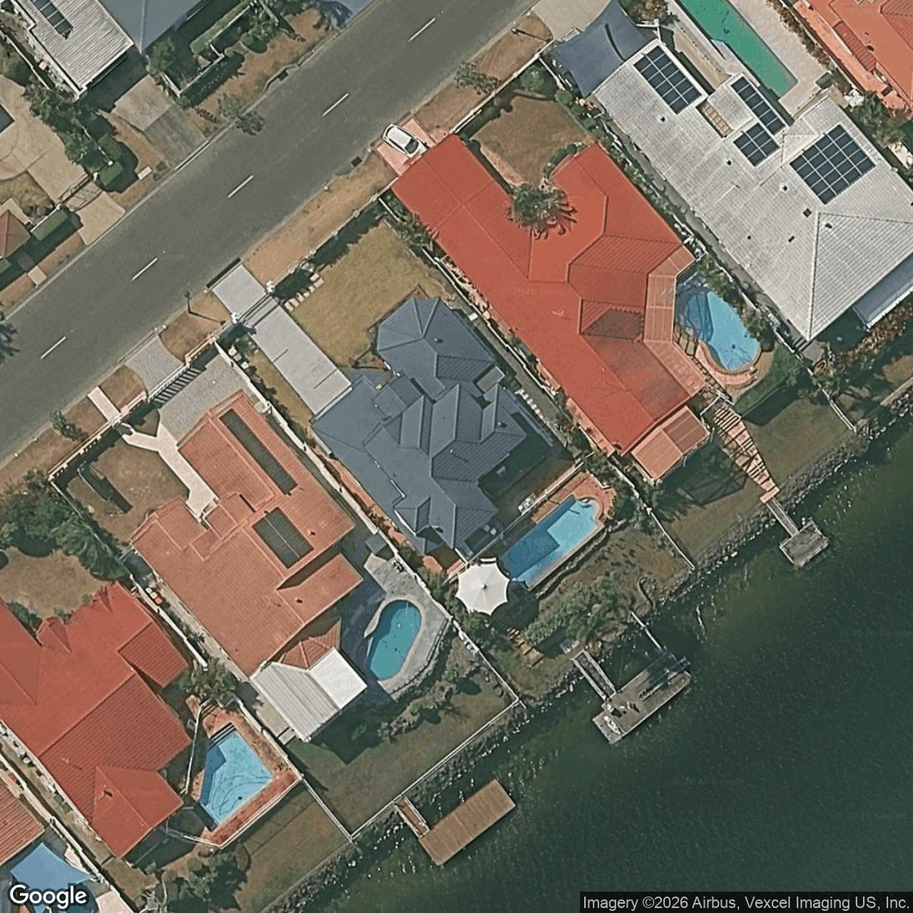 Aerial view of 44 Martinique Way, Clear Island Waters QLD 4226