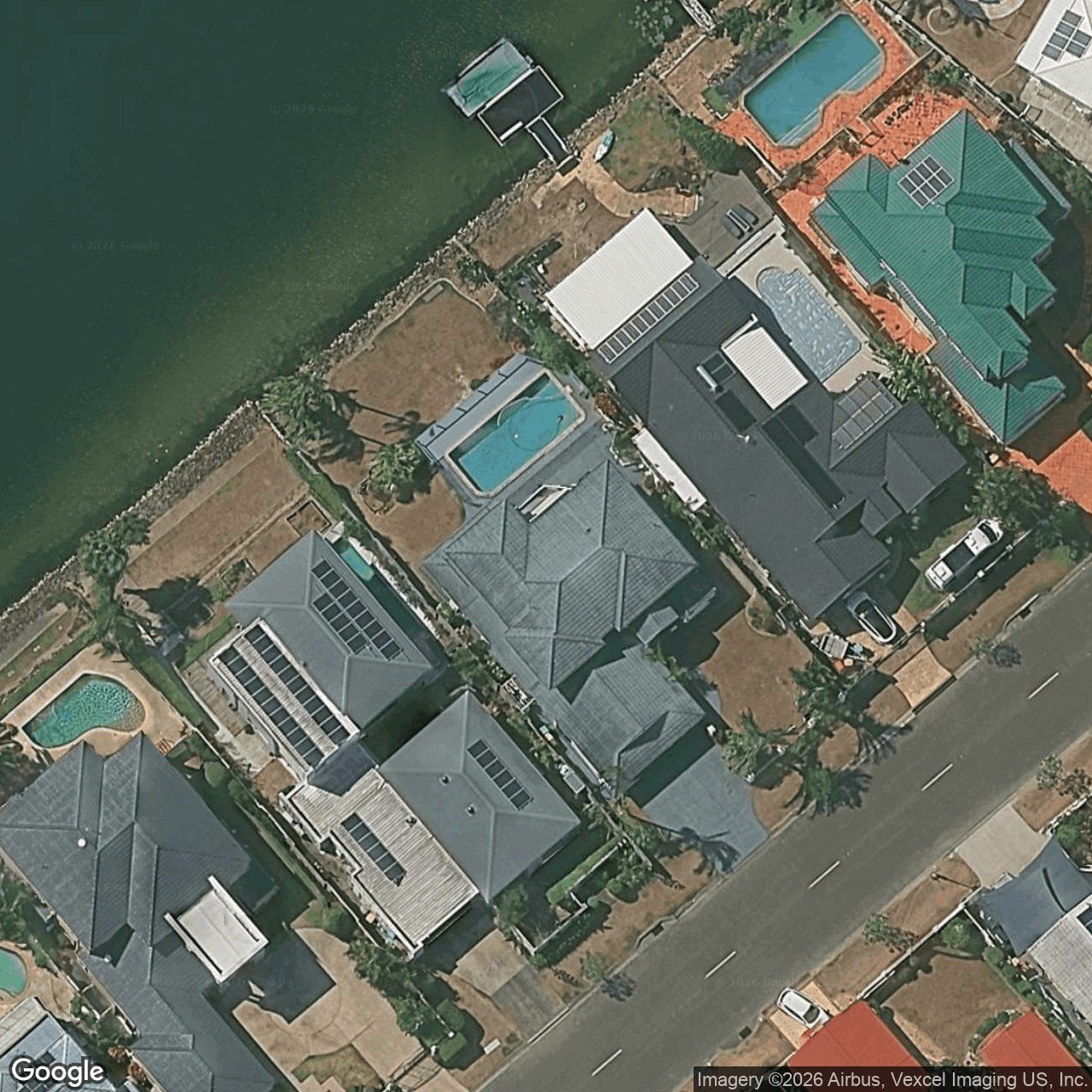 Aerial view of 35 Martinique Way, Clear Island Waters QLD 4226