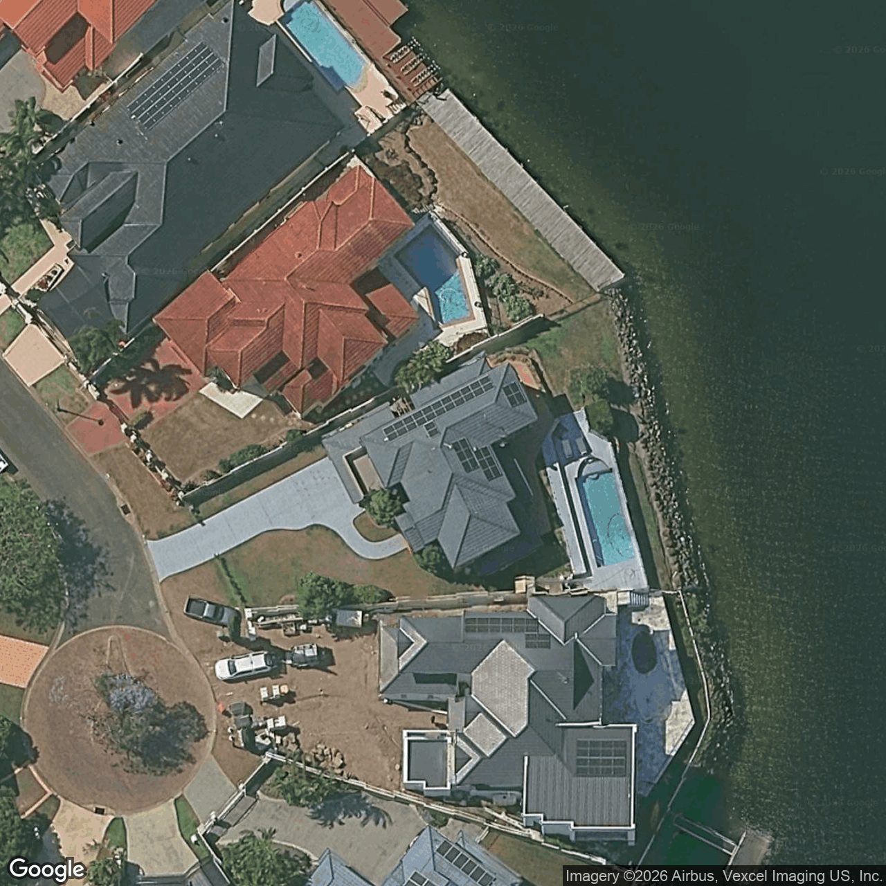 Aerial view of 40 San Simeon Drive, Clear Island Waters QLD 4226