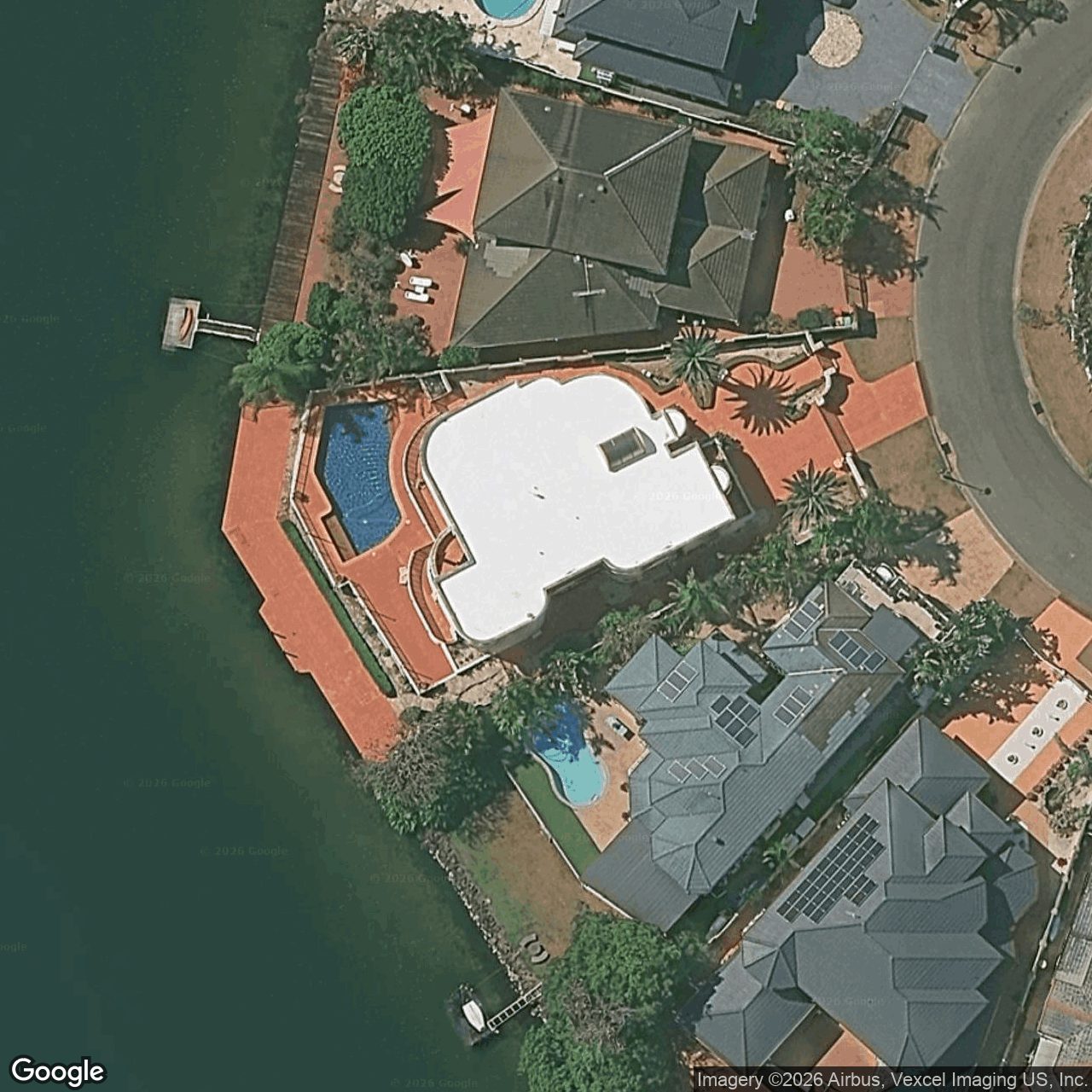 Aerial view of 11 Andros Court, Clear Island Waters QLD 4226