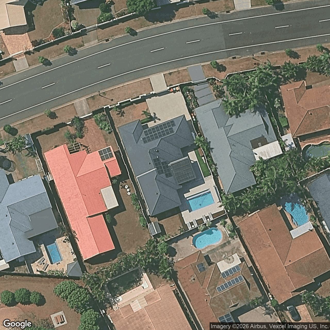 Aerial view of 136 Santa Cruz Boulevard, Clear Island Waters QLD 4226