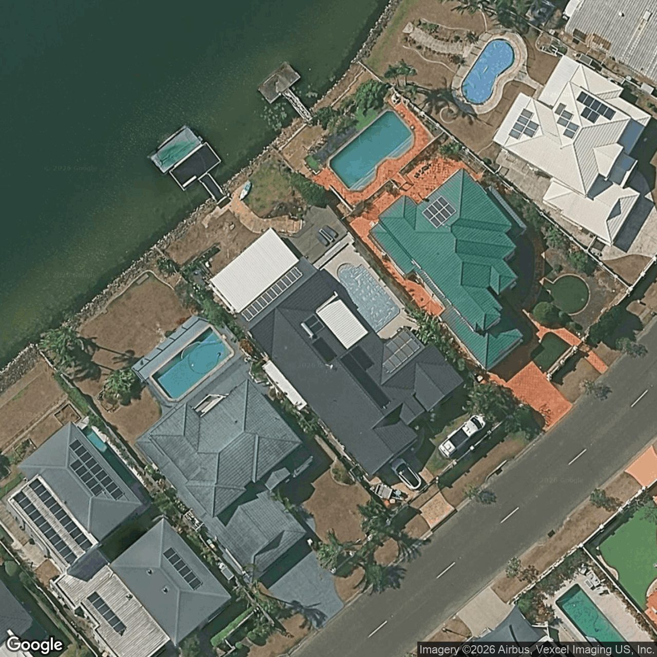 Aerial view of 33 Martinique Way, Clear Island Waters QLD 4226