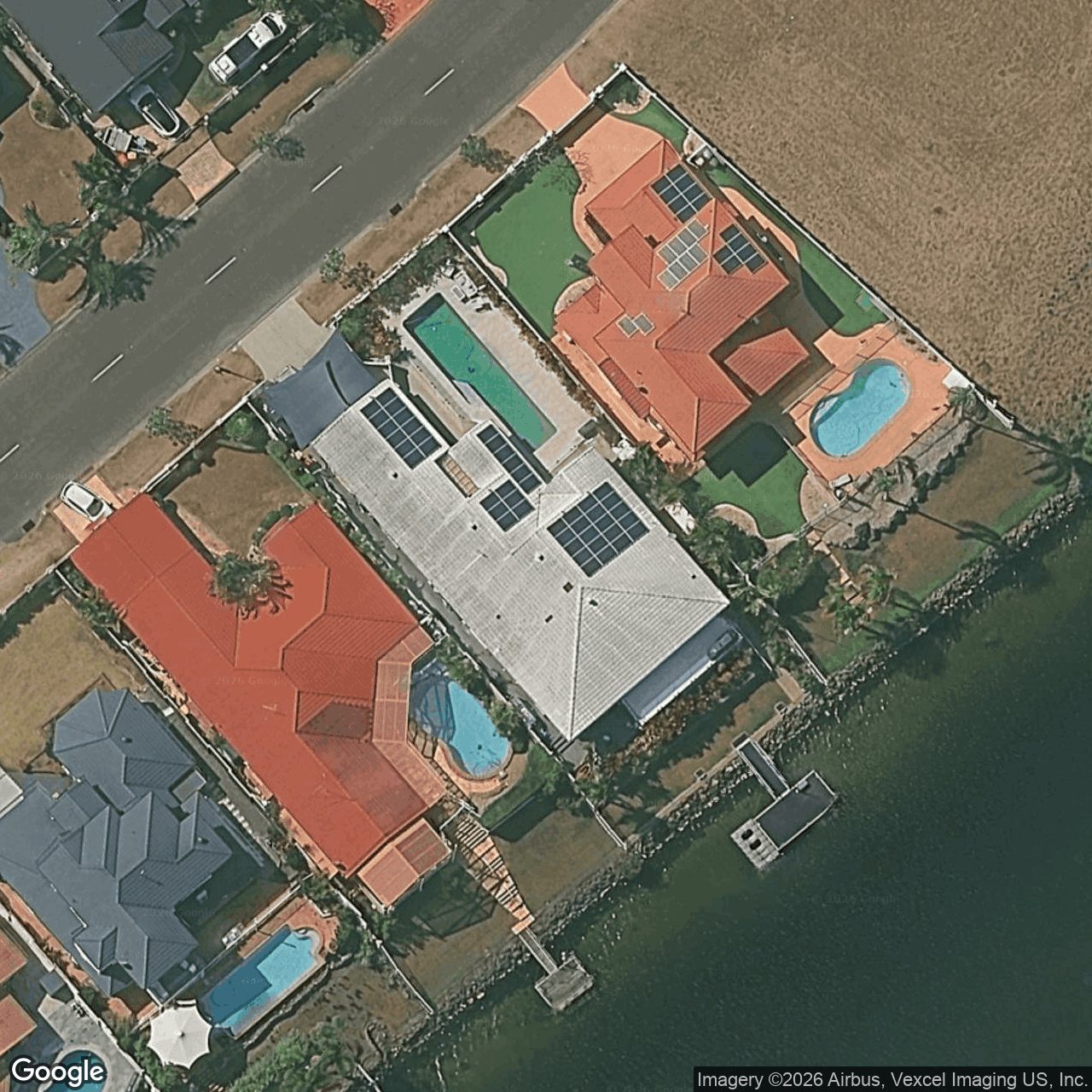Aerial view of 40 Martinique Way, Clear Island Waters QLD 4226